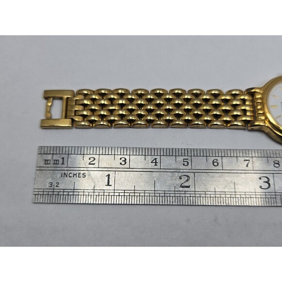 Vintage Pulsar by Seiko Womens Gold Tone Bracelet Quartz Dress Watch New Battery main image 6